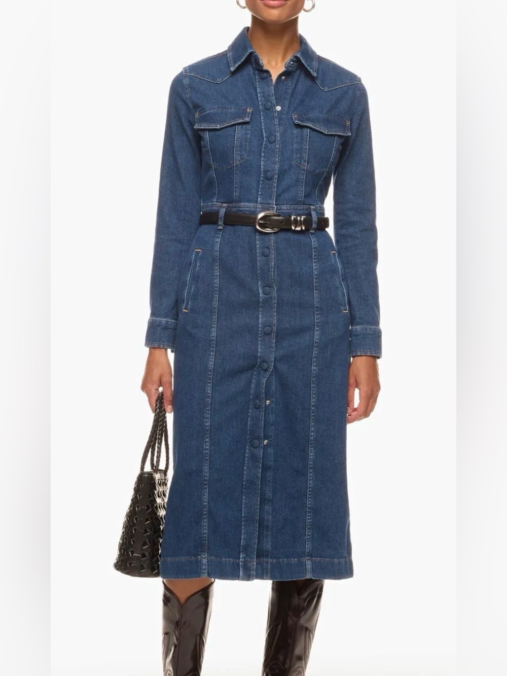 7 For All Mankind - Luxe Dress
Denim Shirt Dress, Classic Button-Front Style